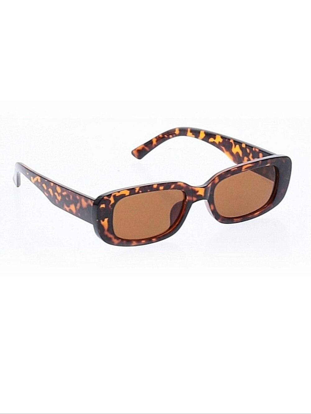 Tortoiseshell Rectangular Women's Sunglasses